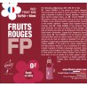 Etiquette e-liquide Fruits rouges 50ml Flavour Power